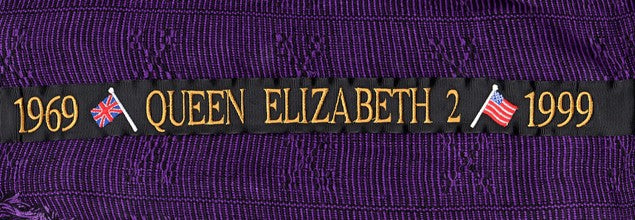 QE2: 1969 - Limited edition hat ribbon from 1999