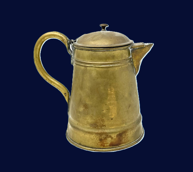Various: pre-war - Bibby Line brass pitcher from 1800s