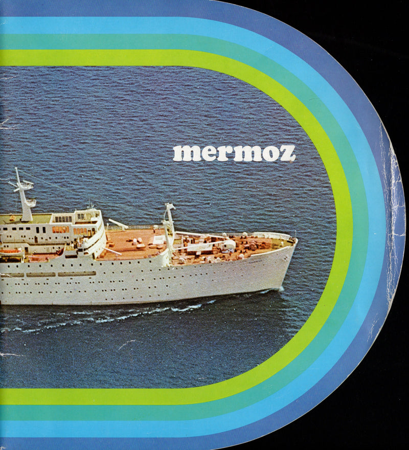 MERMOZ: 1958 - Novelty-shaped cabin info brochure