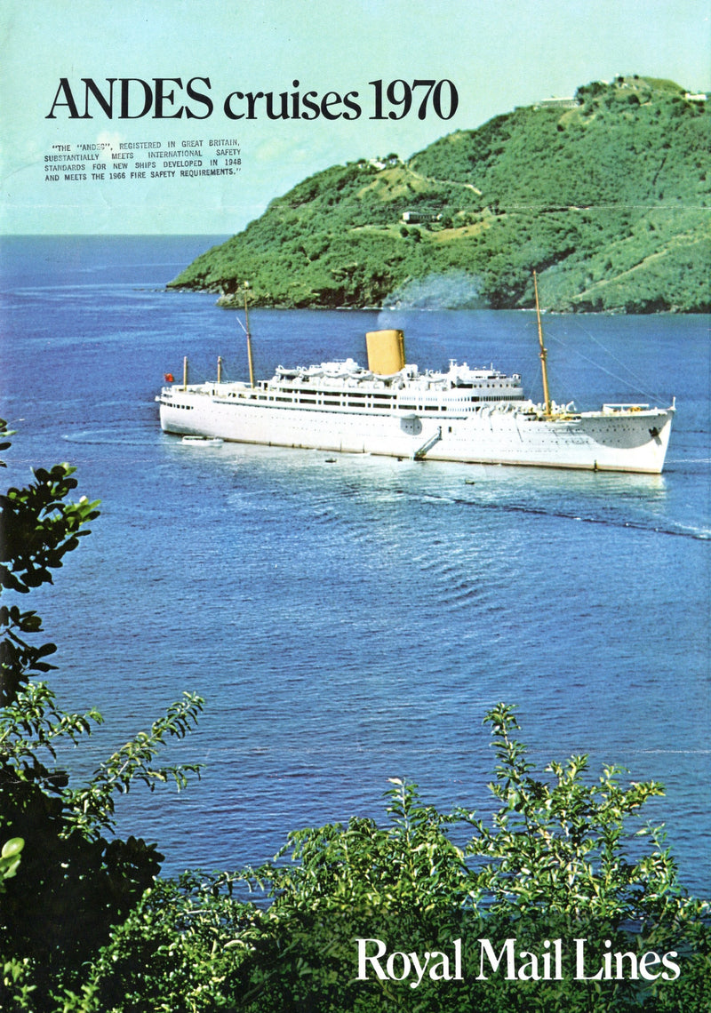 ANDES: 1939 - Swan song brochure for "Millionaire's ship"