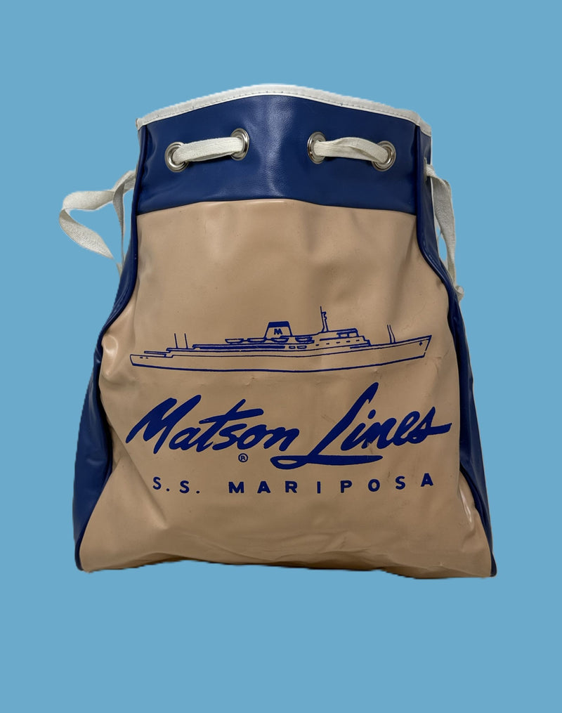 MARIPOSA: 1954 - Portrait vinyl beach bag