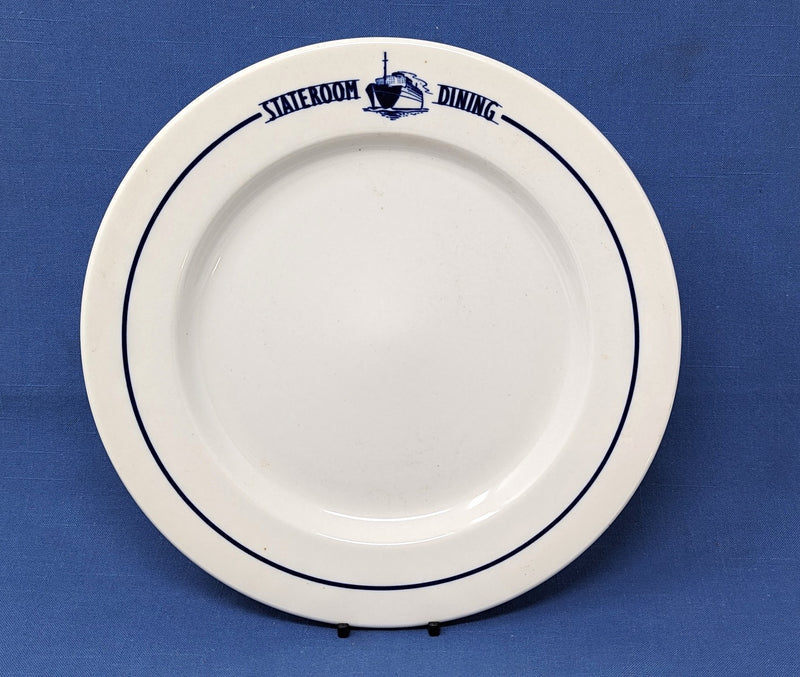 Various Ships - "Stateroom Dining" dinner plate