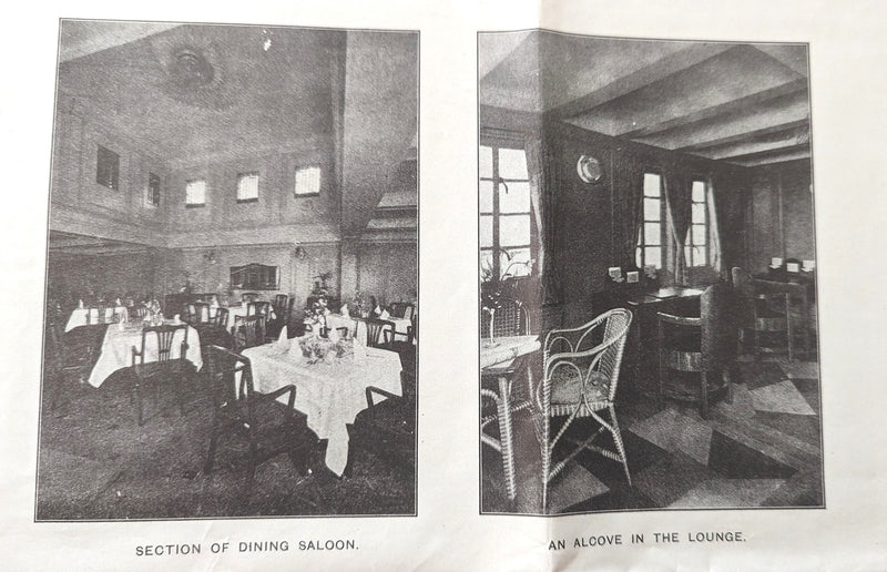 HILARY: 1931 - Maiden year deck plan