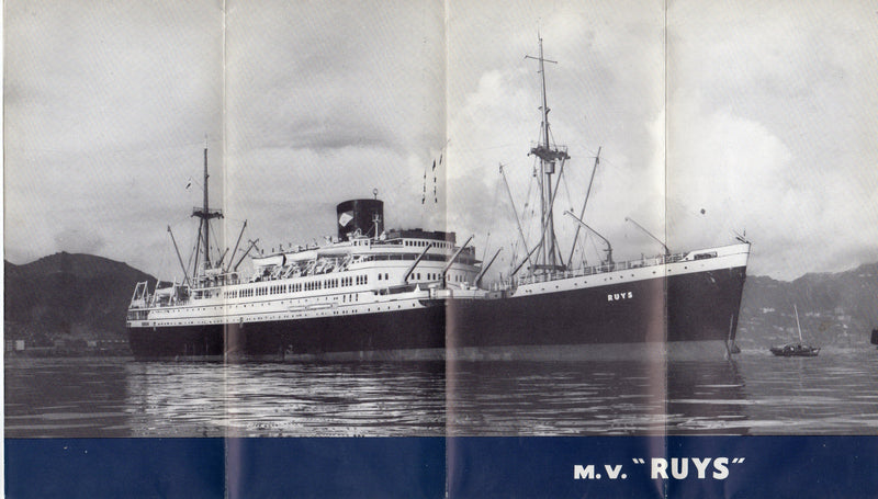 RUYS: 1938 - Deck plan w/ interiors from 1961