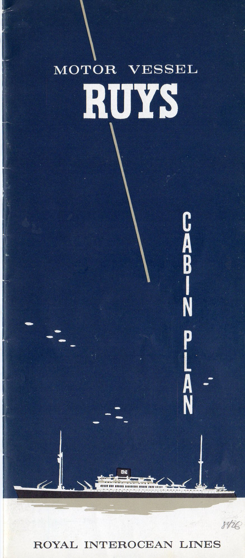 RUYS: 1938 - Deck plan w/ interiors from 1961