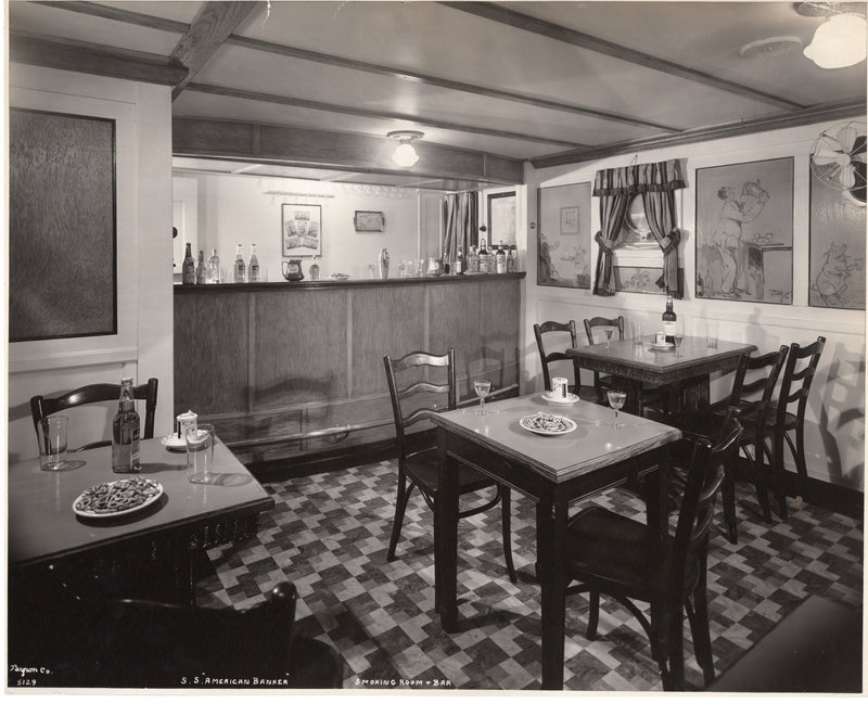 AMERICAN BANKER - 5 Original Byron Photographers large-format interior photos