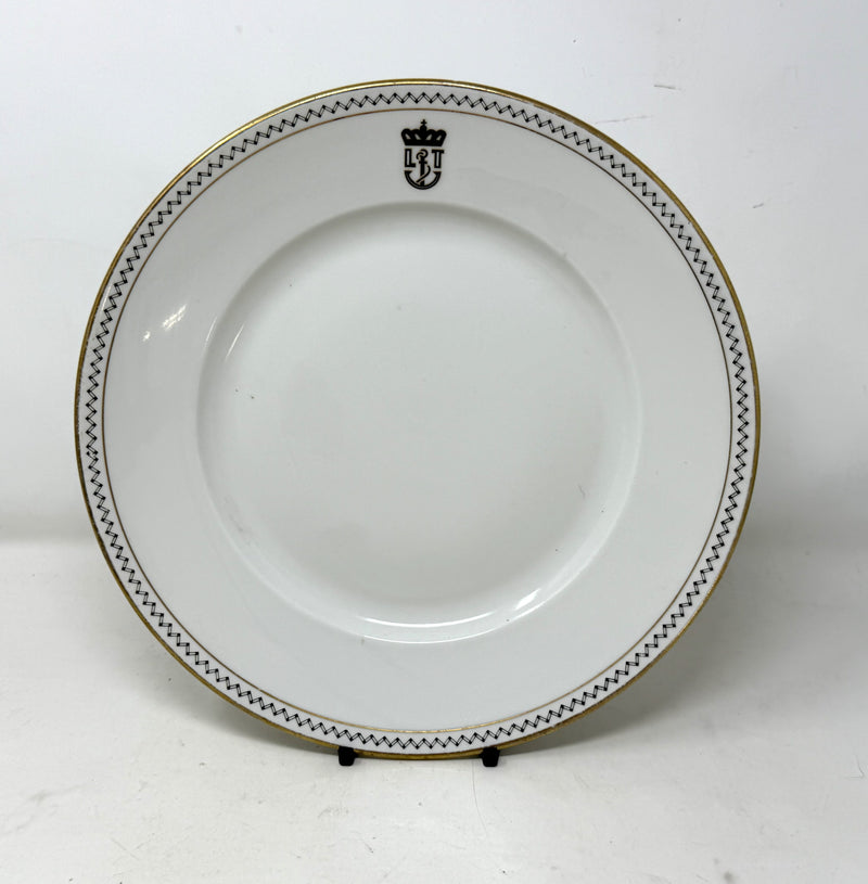 Various: pre-war - Lloyd Triestino Richard Ginori First Class dinner plate dated 1939