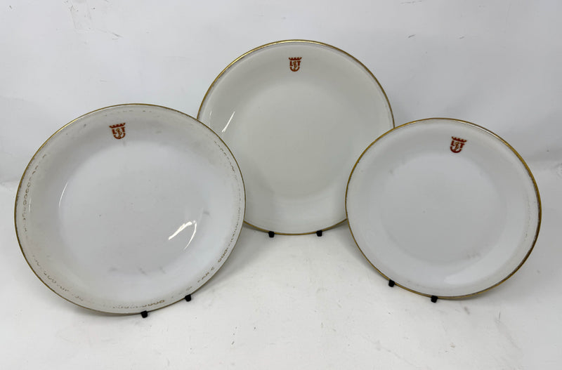 Various Ships - 3 First Class plates from Lloyd Triestino