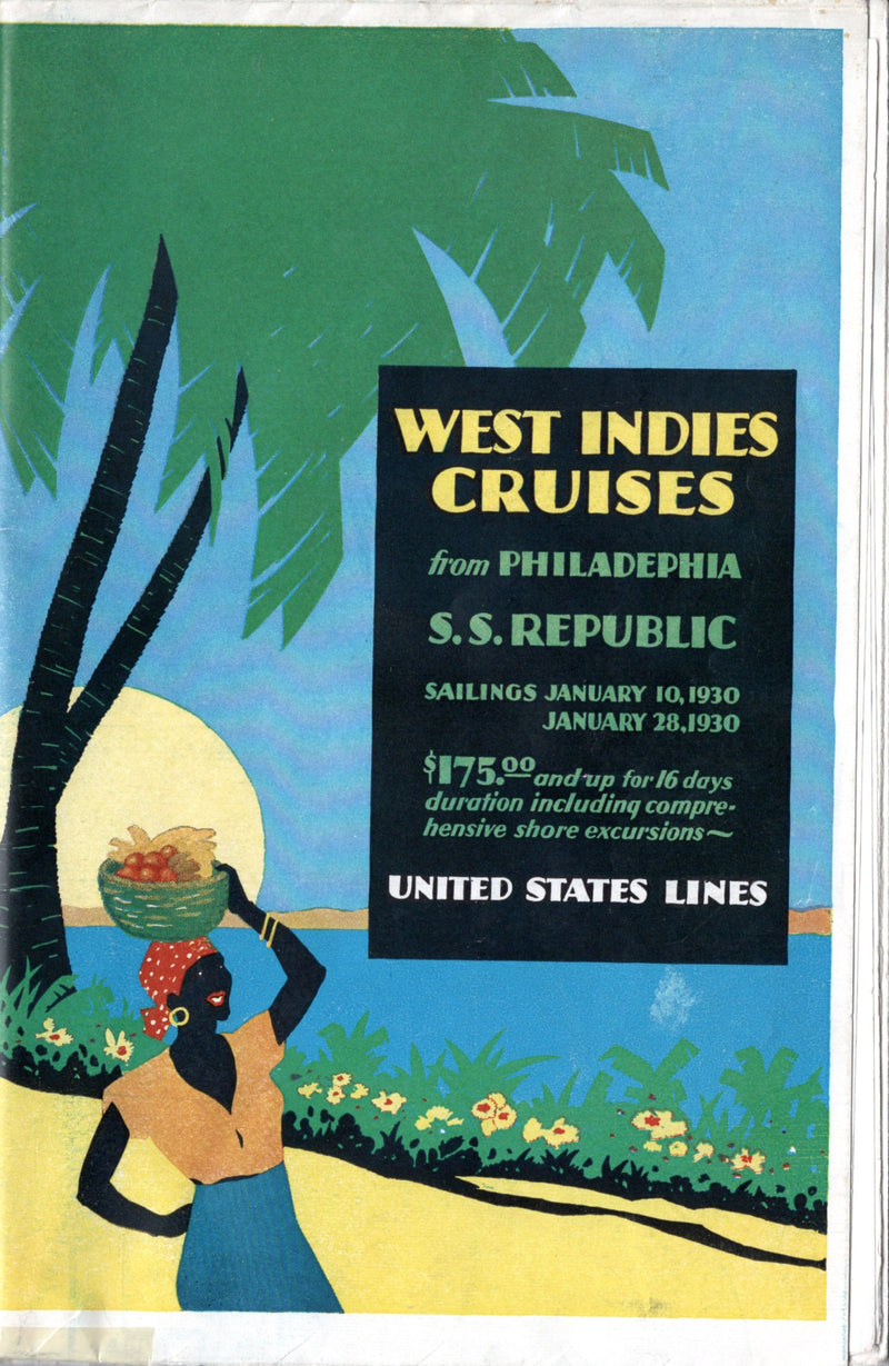 REPUBLIC: 1907 - Large 1930 cruise brochure w/ plans & pics