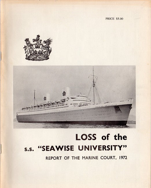 SEAWISE UNIVERSITY: 1940 - Official report on fire