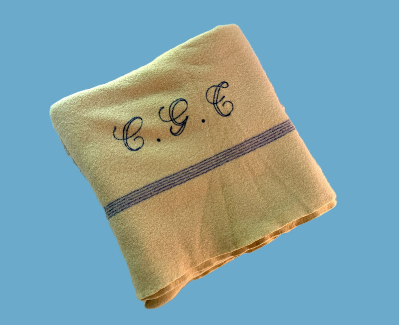 FRANCE: 1961 - Wool CGT blanket