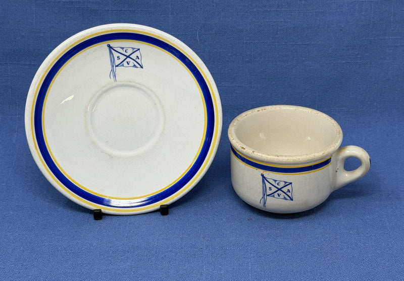 Various Ships - Compañía Sudamericana de Vapores cup & saucer