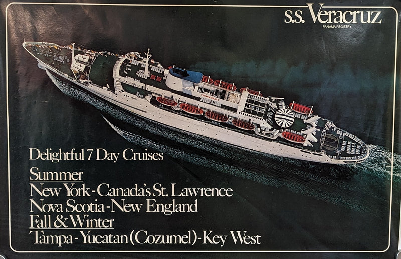 VERACRUZ: 1957 - Dramatical aerial view agency poster