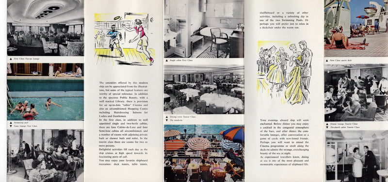 ORANJE: 1939 - First & Tourist interiors brochure