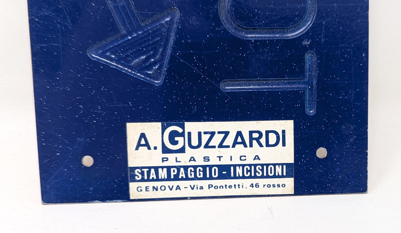 Various Ships - Plexiglas 17" long "To Muster Station" sign