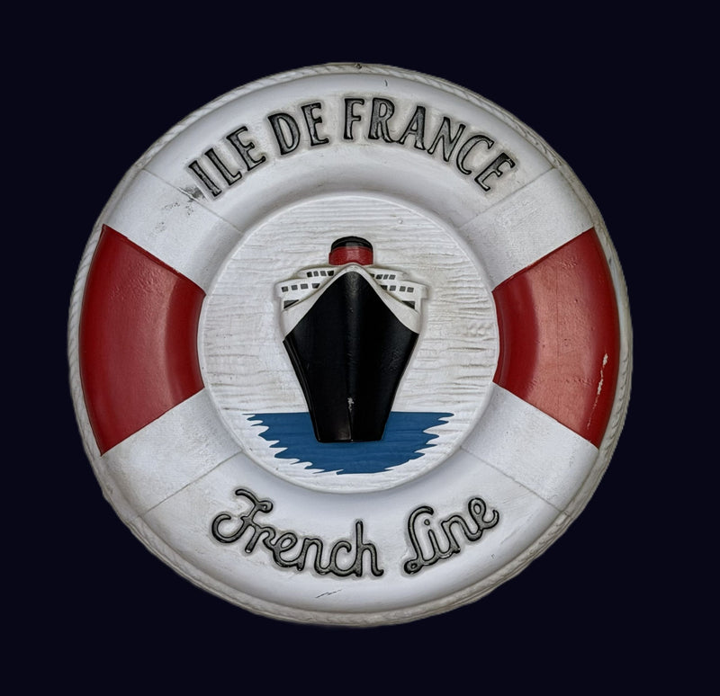 ILE DE FRANCE: 1927 - Life ring agency wall display