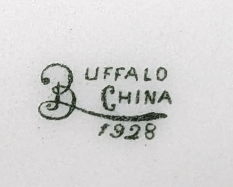 Various: pre-war - Large 1920s 3rd Class china platter w/ U.S.S.B.  shield