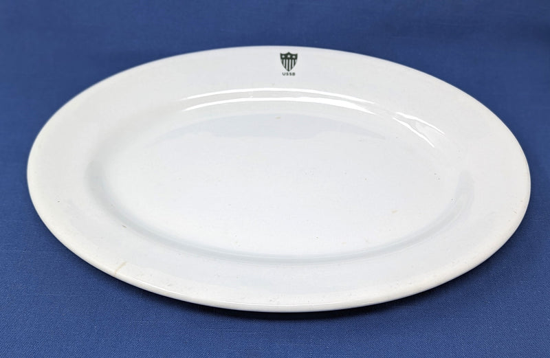 Various: pre-war - Large 1920s 3rd Class china platter w/ U.S.S.B.  shield