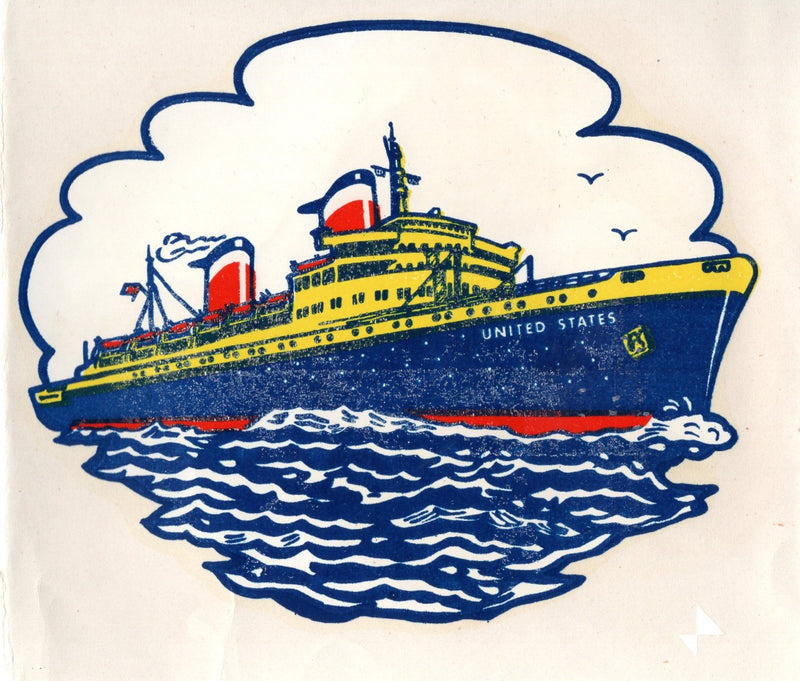 UNITED STATES: 1952 - Souvenir decal