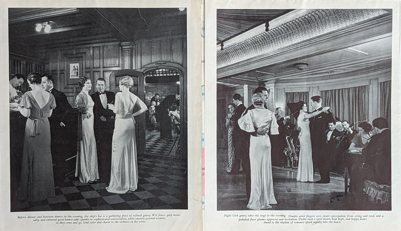 MALOLO: 1927 - BIG 1936 deck plan w/ interior photos