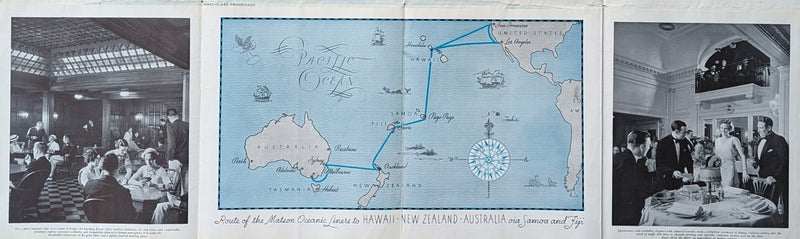 MALOLO: 1927 - BIG 1936 deck plan w/ interior photos