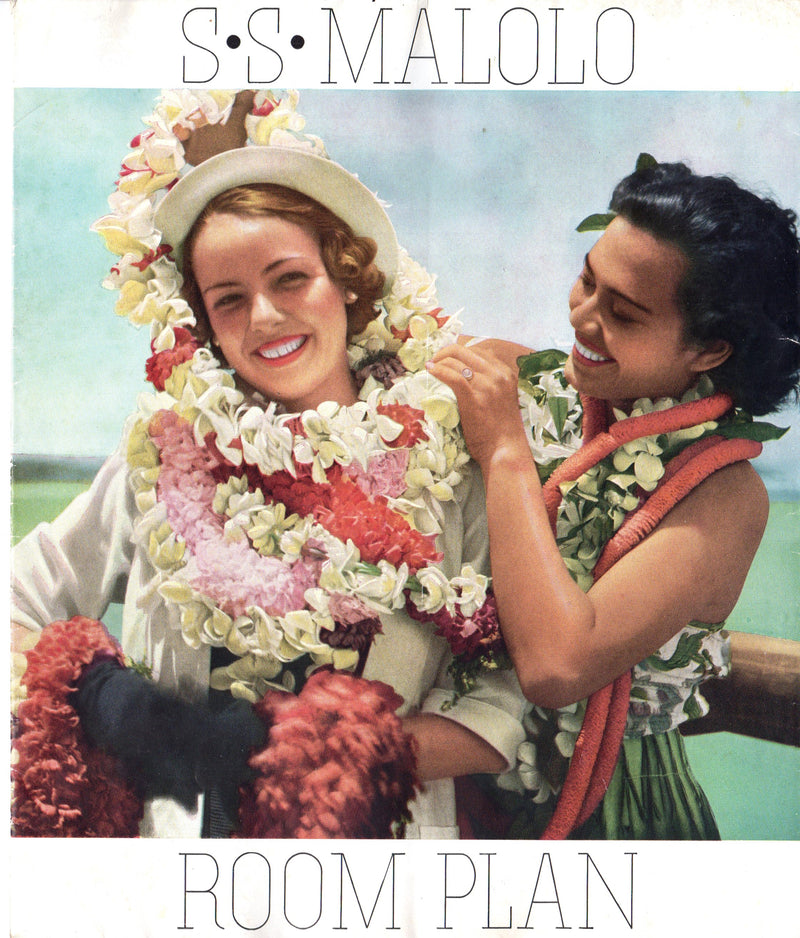 MALOLO: 1927 - BIG 1936 deck plan w/ interior photos