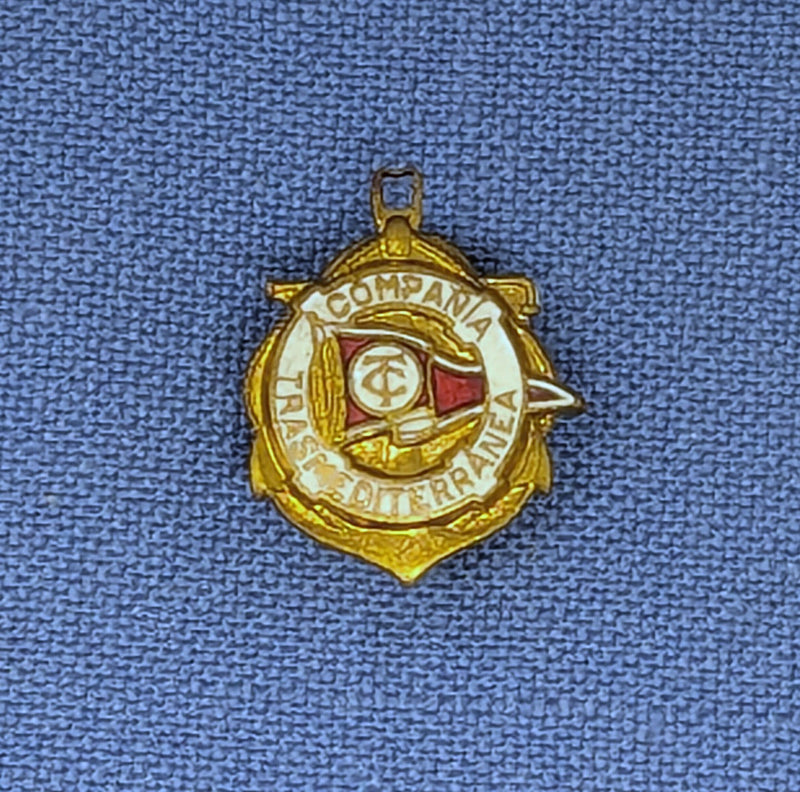 Various: pre-war - Compañia Trasmediterránea lapel pin from 1920s-30s