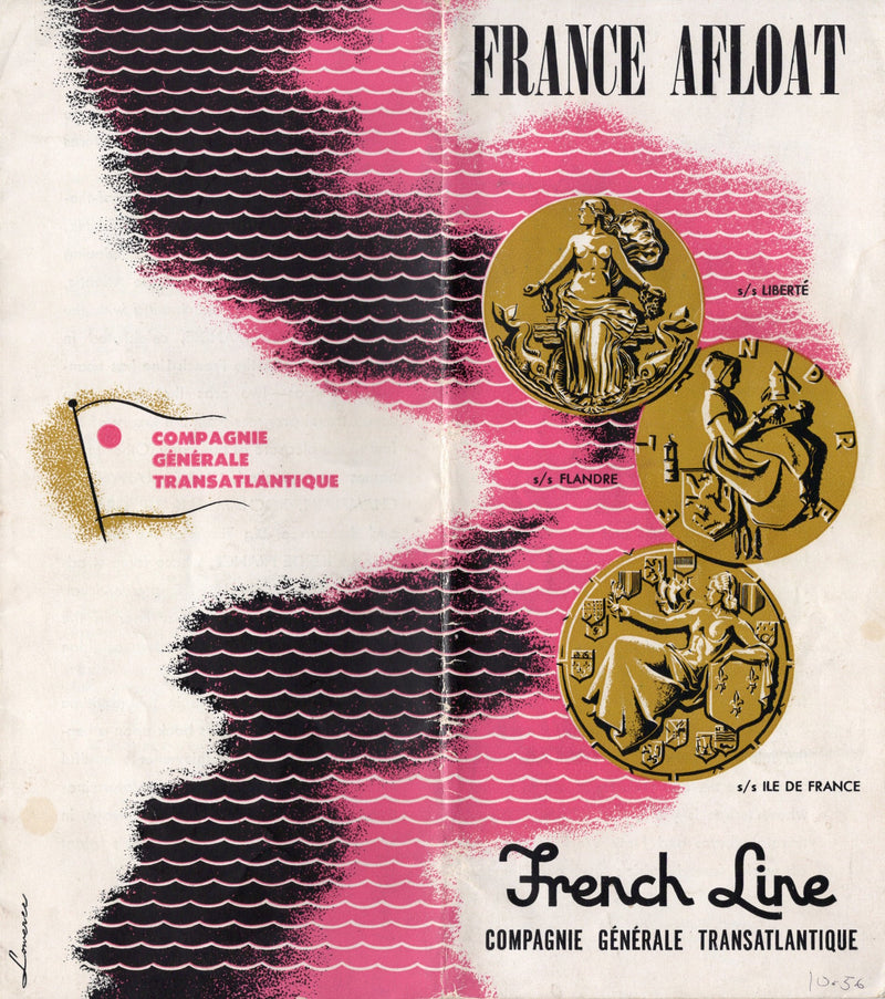 LIBERTE, ILE DE FRANCE & FLANDRE - Photo-filled 1956 interiors brochure