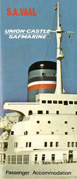 S.A. VAAL: 1961 - Deck plan w/ color interiors