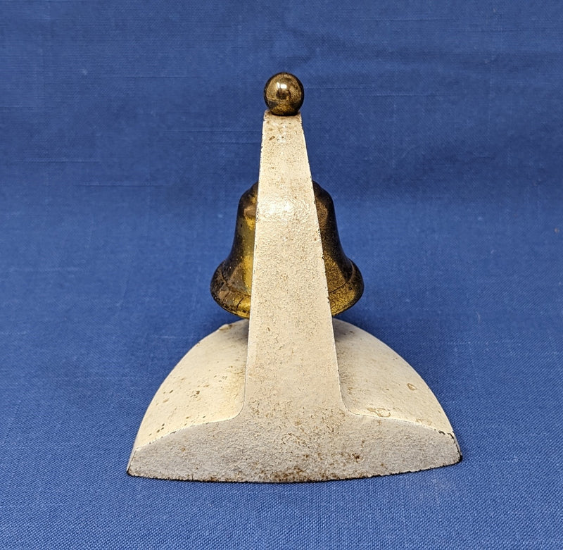 Various Ships - Elder Dempster Line souvenir bell w/ cast iron stand
