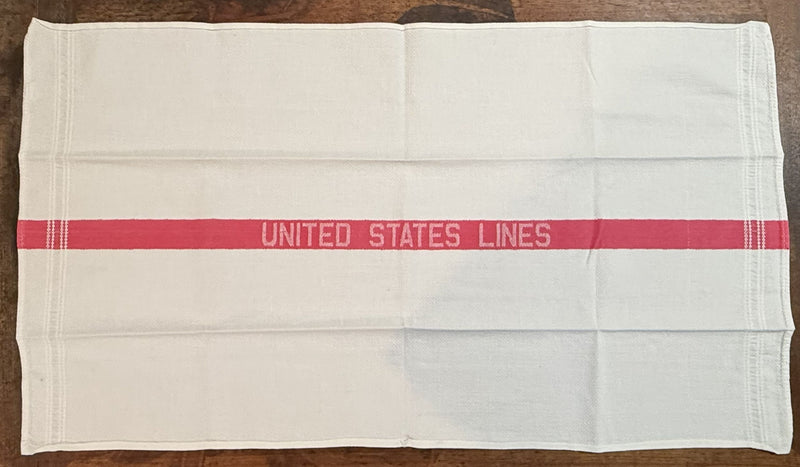 UNITED STATES: 1952 - USL bar towel