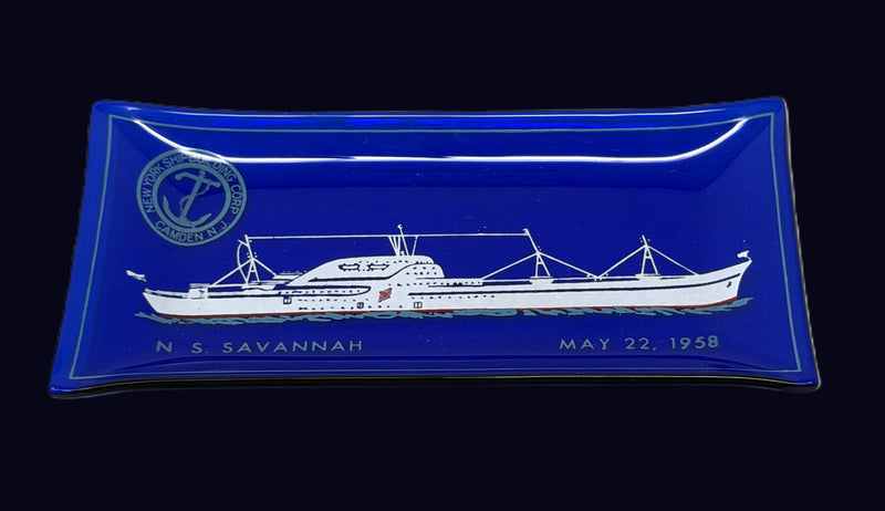 SAVANNAH: 1962 - Cobalt blue pin dish