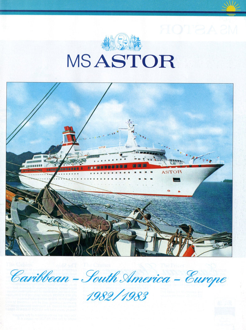 ASTOR: 1982 - Maiden season brochure w/ plans, cutaway, interiors