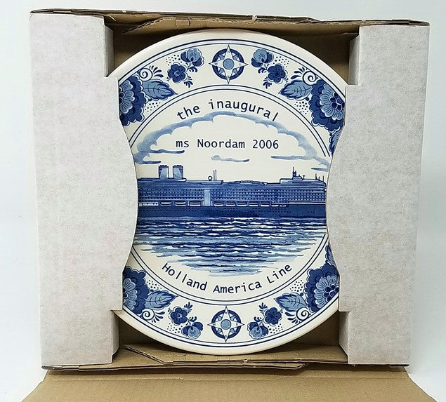NOORDAM: 2006 - Inaugural season plate, Mint-In-Box
