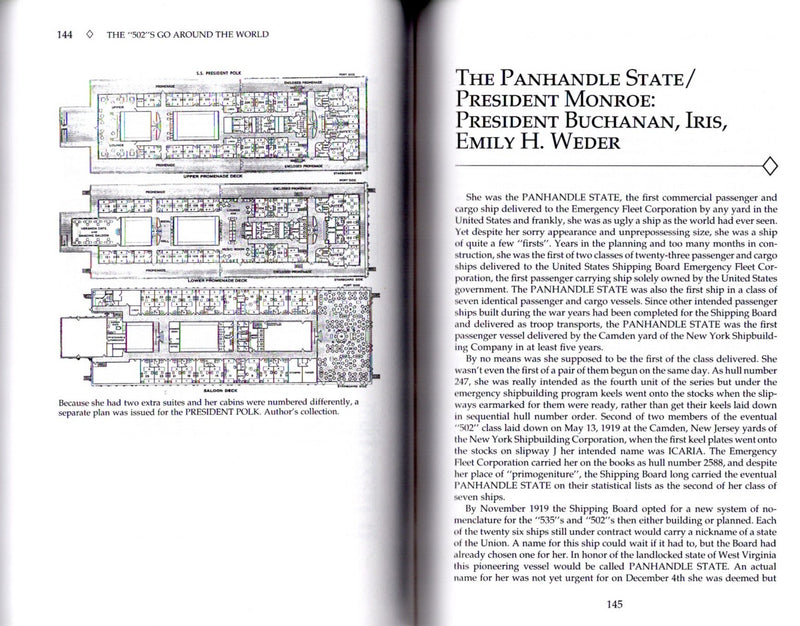 Various: pre-war - N.O.S. "The Stately President Liners" by Mark Goldberg