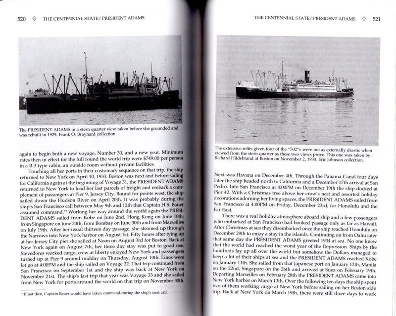 Various: pre-war - N.O.S. "The Stately President Liners" by Mark Goldberg