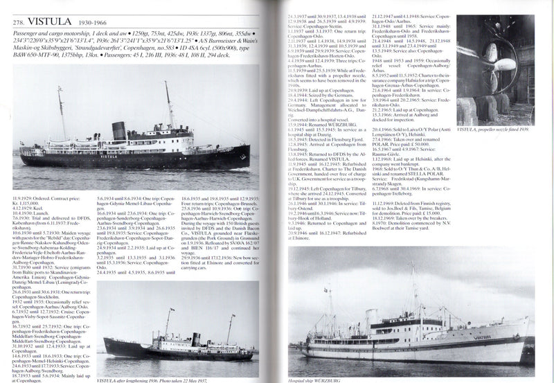 Various Ships - "DFDS: Ship Development through 125 Years"