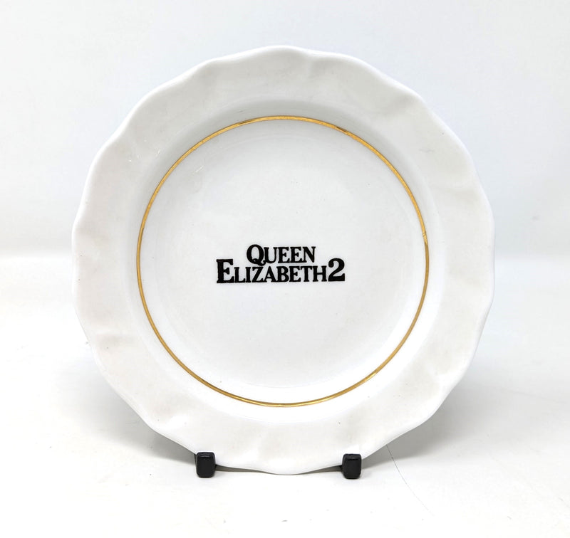 QE2: 1969 - Souvenir dish w/ ship name