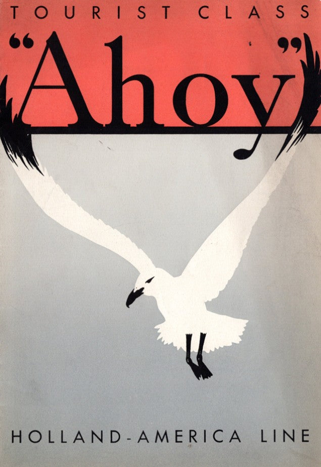 Various: pre-war - 1933 deluxe Tourist Class interiors brochure w/ snazzy graphics