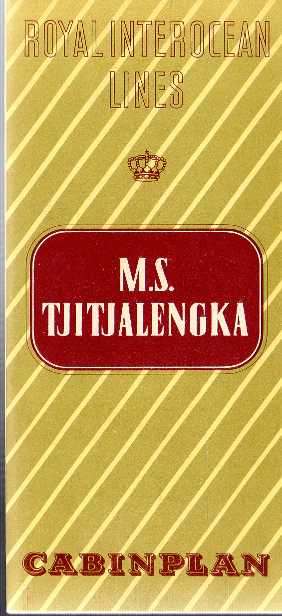 TJITJALENGKA: 1938 - Deluxe deck plan w/ interiors