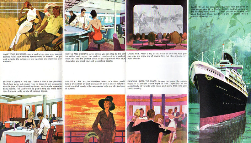 COVADONGA & GUADALUPE: 1953 - Interiors & plans 1965