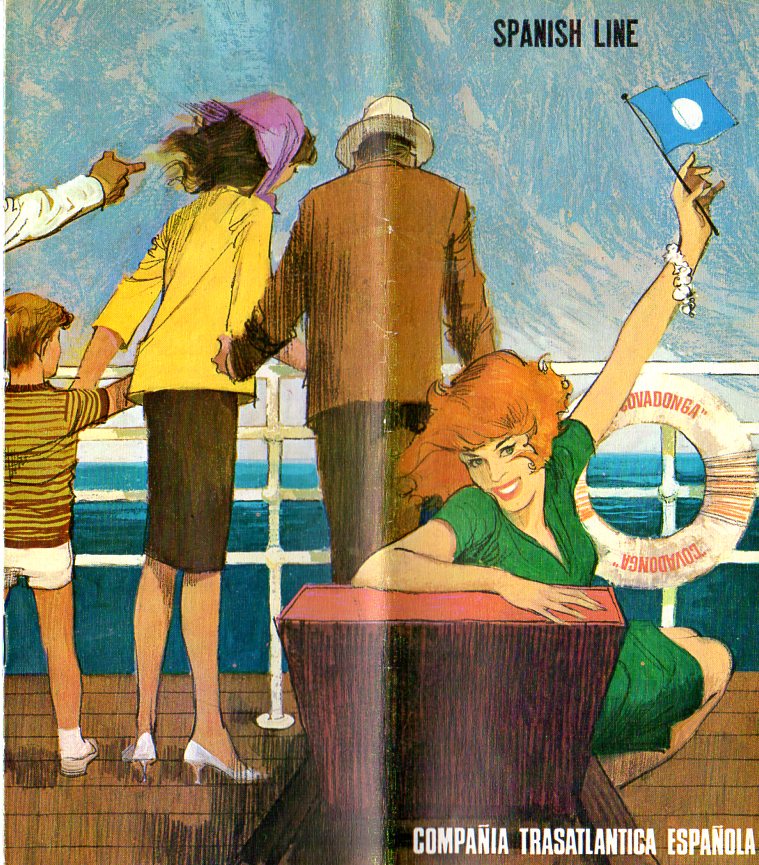 COVADONGA & GUADALUPE: 1953 - Interiors & plans 1965