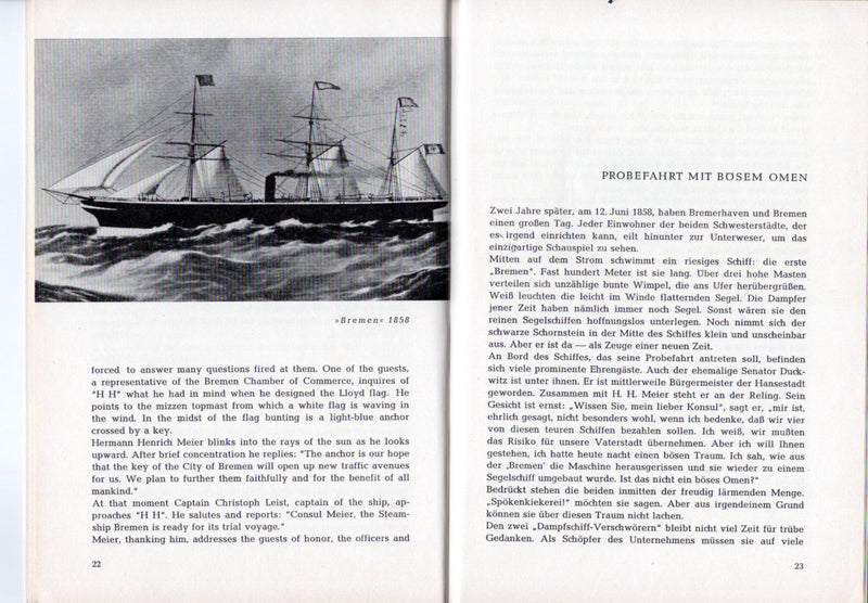 BREMEN: 1858, 1897, 1922, 1929 & 1939 - History of 5 BREMENS booklet