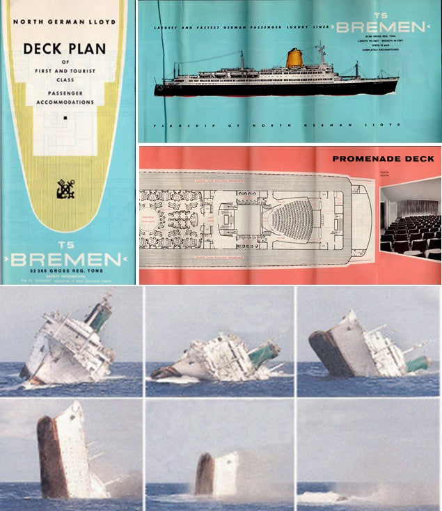 BREMEN: 1939 - Deluxe 1st & T plans w/ pics