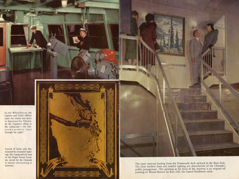 CHINOOK: 1947 - Beautiful ferry designed by Gibbs