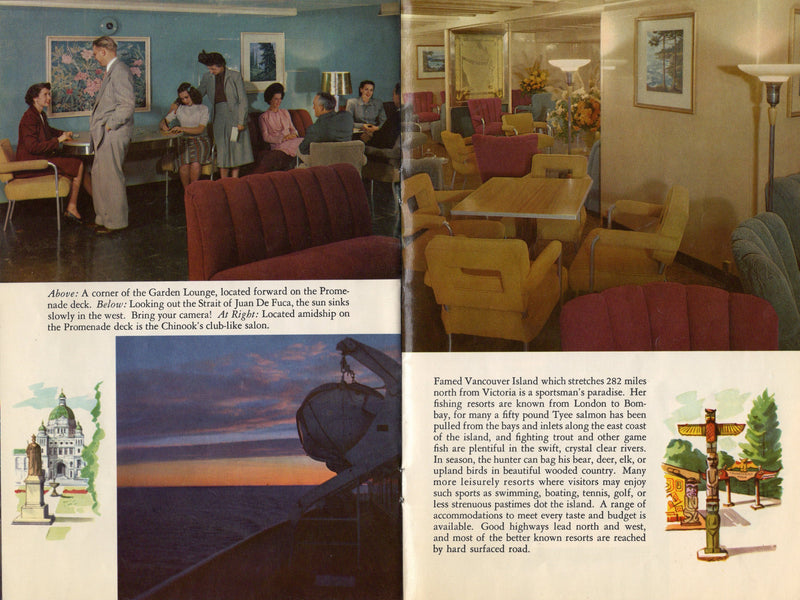 CHINOOK: 1947 - Beautiful ferry designed by Gibbs