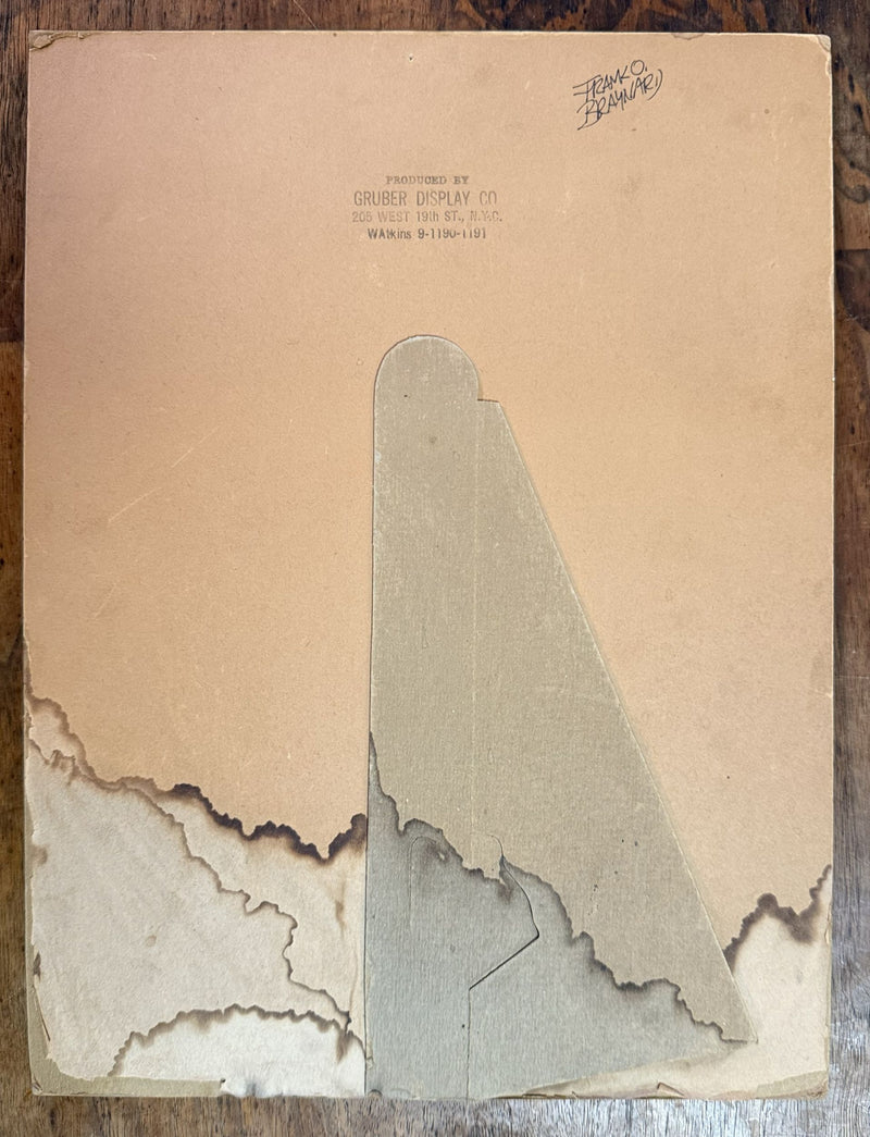 AMERICA: 1940 - Original c. 1940 travel agency standee