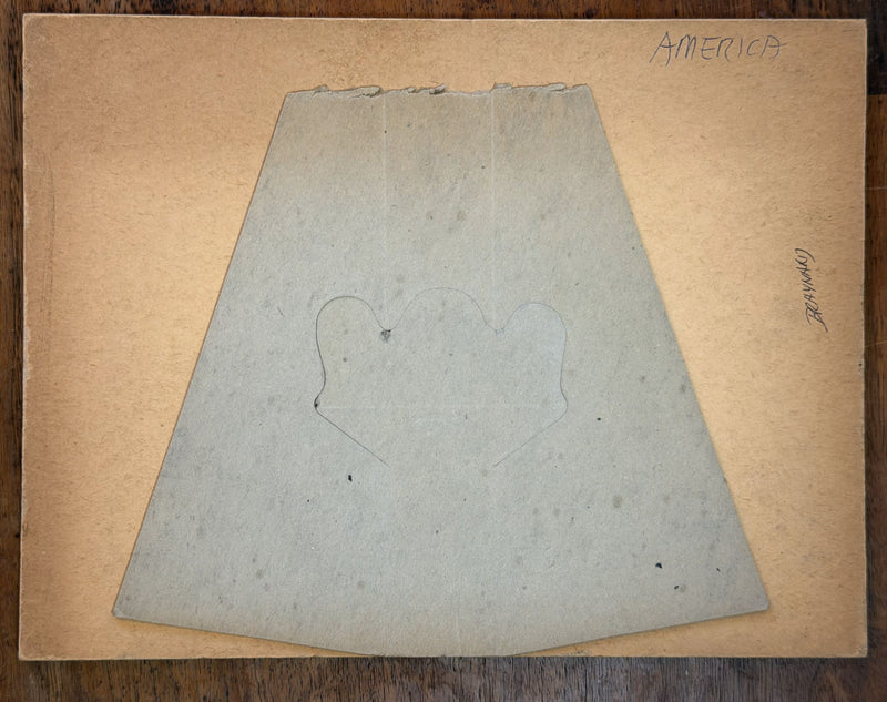 AMERICA: 1940 - Original agency standee showing Promenade Deck