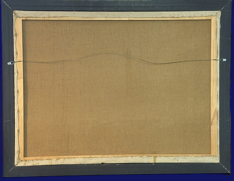 UNITED STATES: 1952 - Original & large oil painting by Rockwell Brank