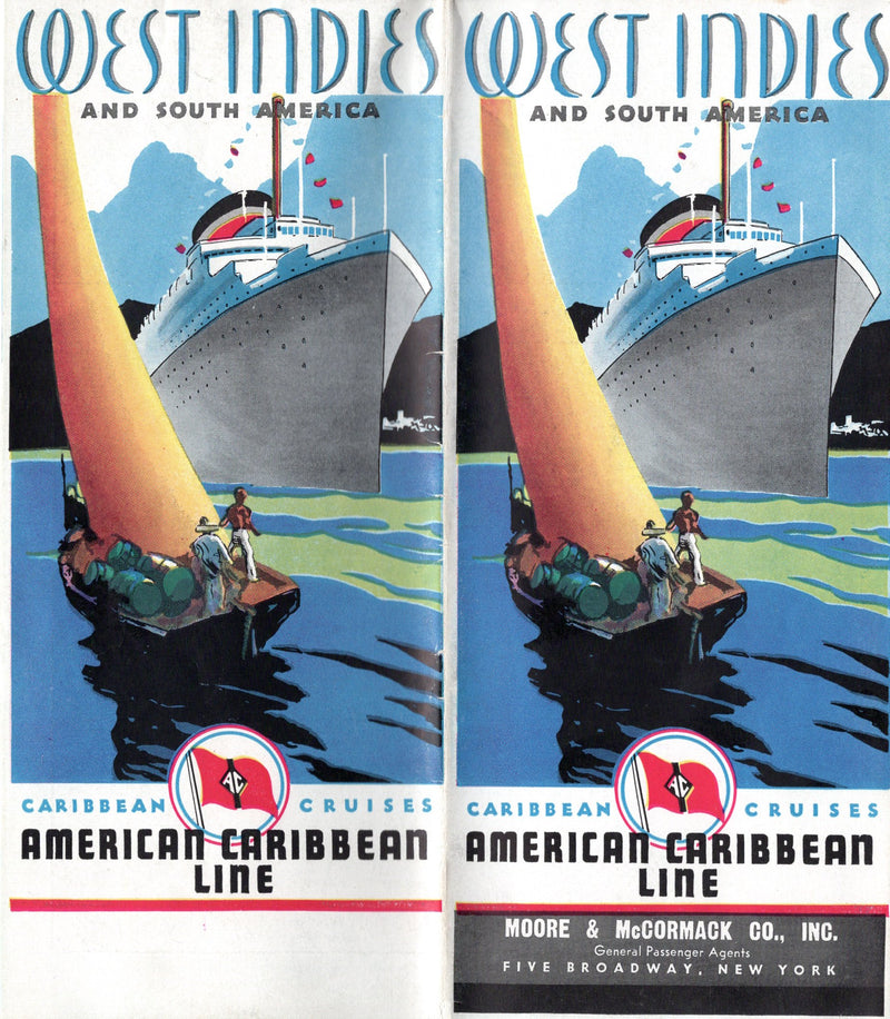 SCANPENN & SCANMAIL: 1919 - Colorful Caribbean cruises w/ isometric deck plans